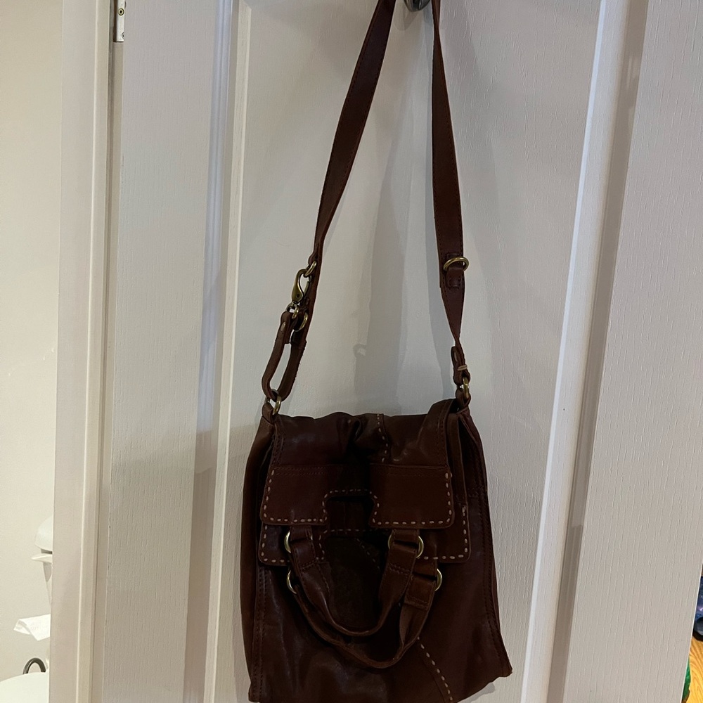 Lucky Brand Brown Crossbody Bag with Versatile Design